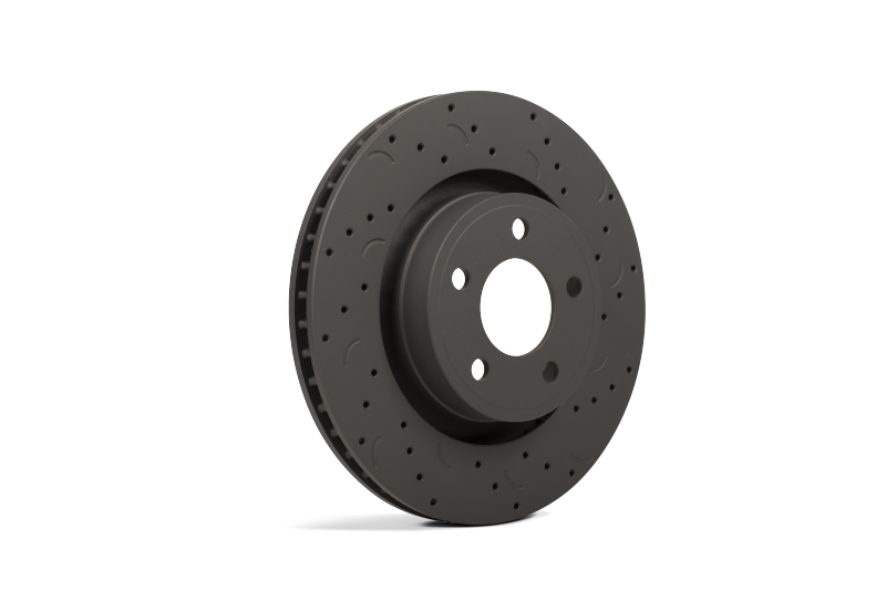 Hawk Talon 2010 Buick LaCrosse Drilled and Slotted Front Brake Rotor Set (view 2)