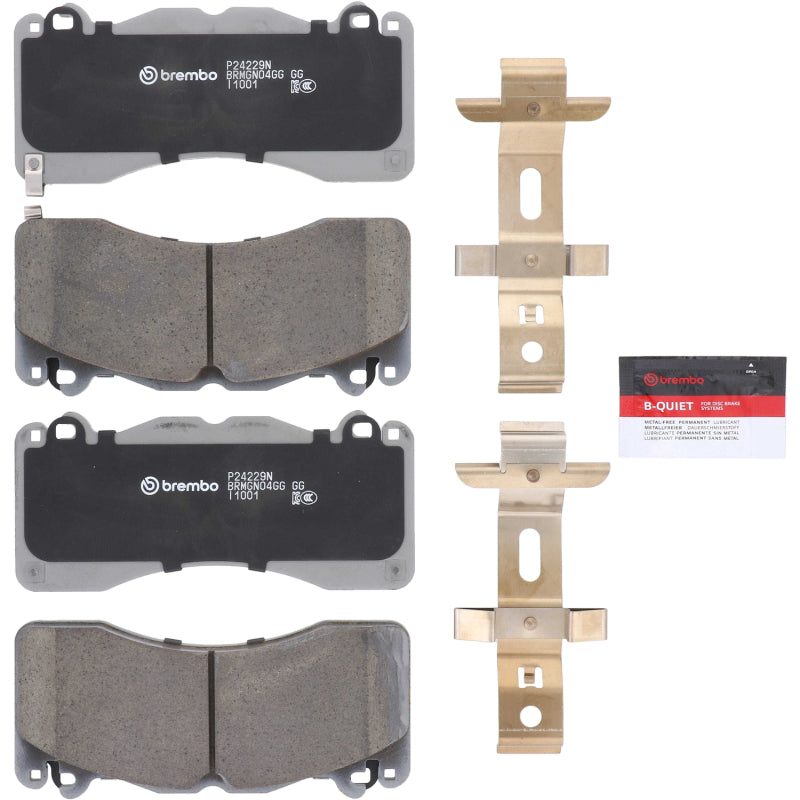 Brembo 15-22 Ford Mustang Front NAO Brake Pad Main image
