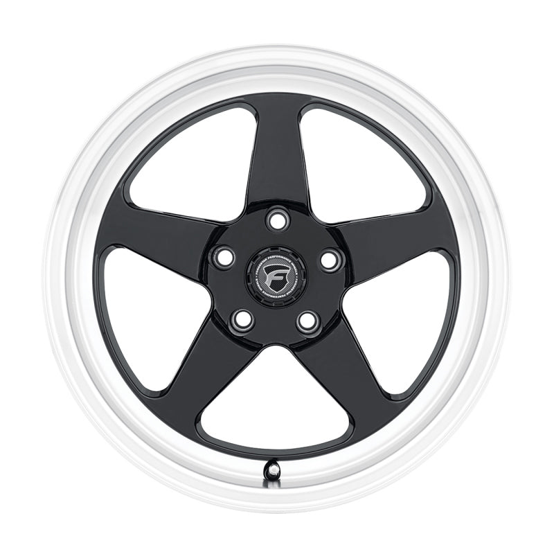Forgestar D5 Drag 18x5.0 / 5x115 BP / ET-37 / 1.5in BS Gloss Black Wheel (view 2)