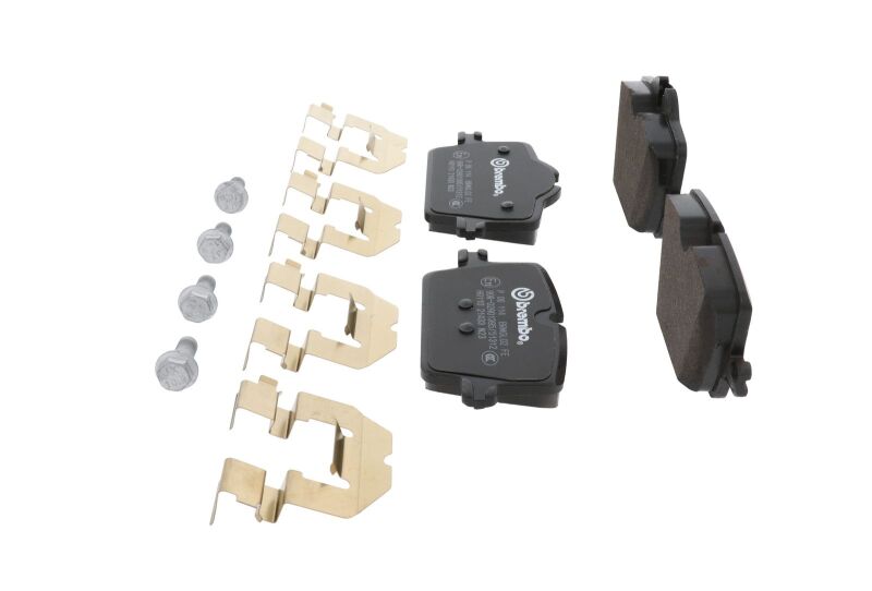 Brembo OE 2022 BMW i4/19-22 Z4/20-22 Toyota GR Supra PRIME Low-Met Brake Pad - Rear (view 15)