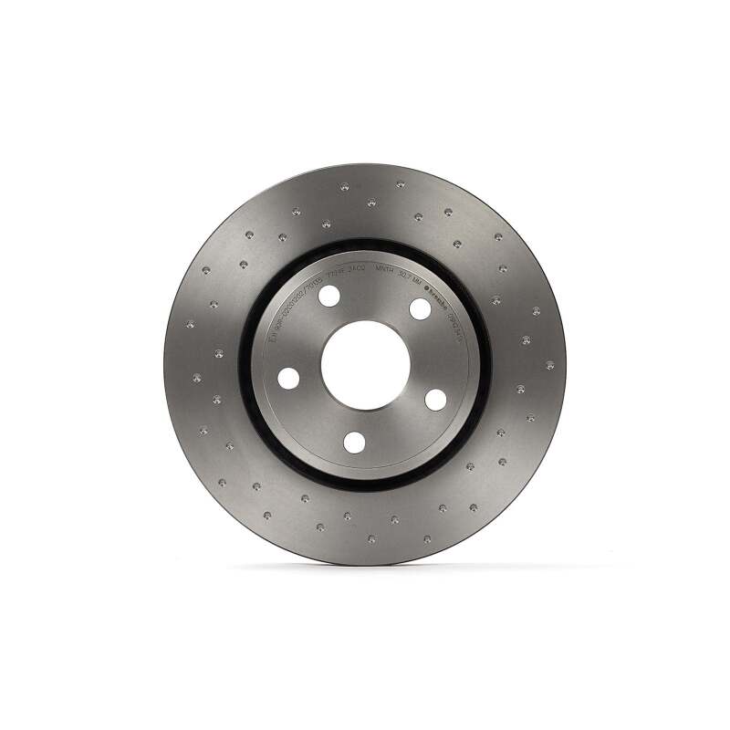 Brembo 11-12 Dodge Durango Front Premium Xtra Cross Drilled UV Coated Rotor (view 2)