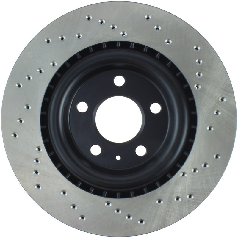 StopTech 12 Audi S4 Rear Right Drilled Rotor (view 6)