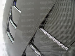 Seibon 93-98 Toyota Supra (JZA80L) TS Style Carbon Fiber Hood