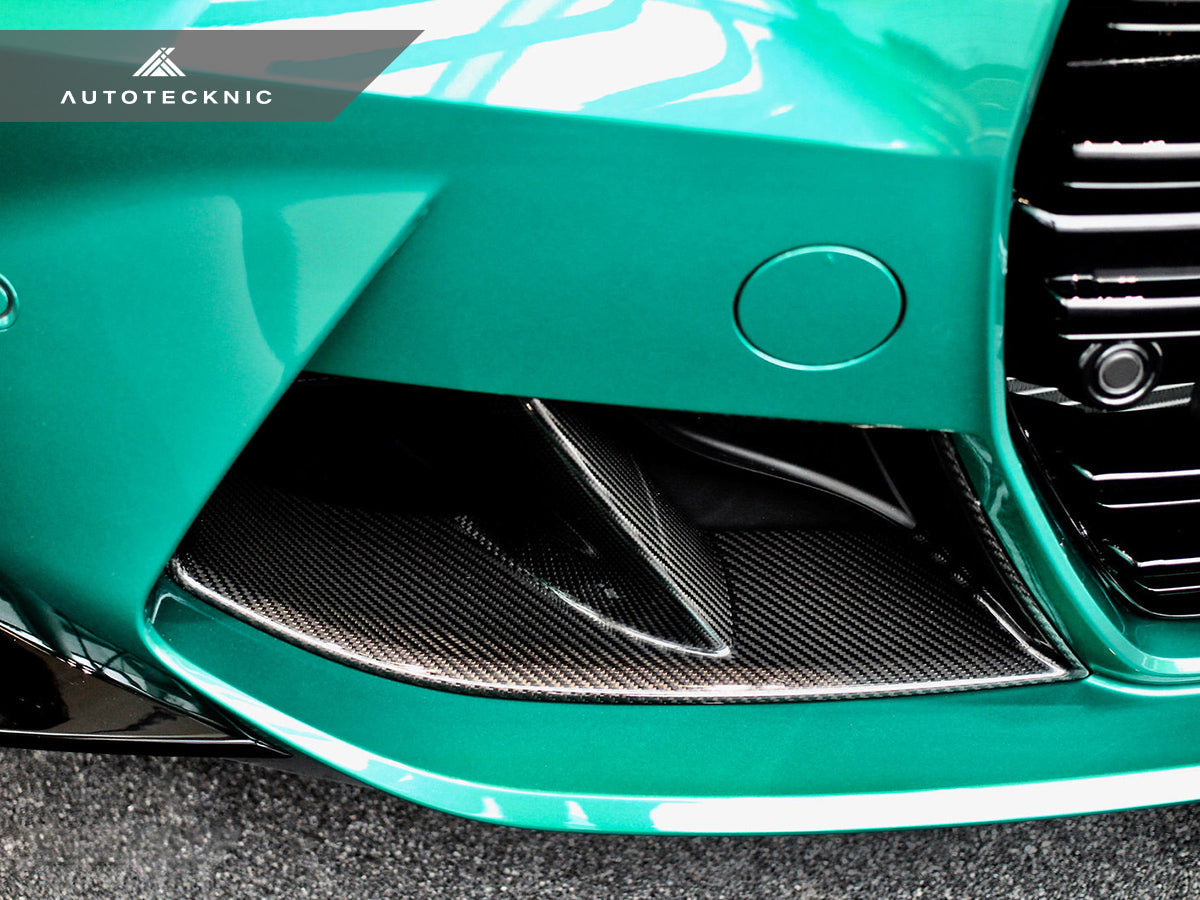 AutoTecknic G8X M3 / M4 Dry Carbon Front Bumper Vent Set Secondary image