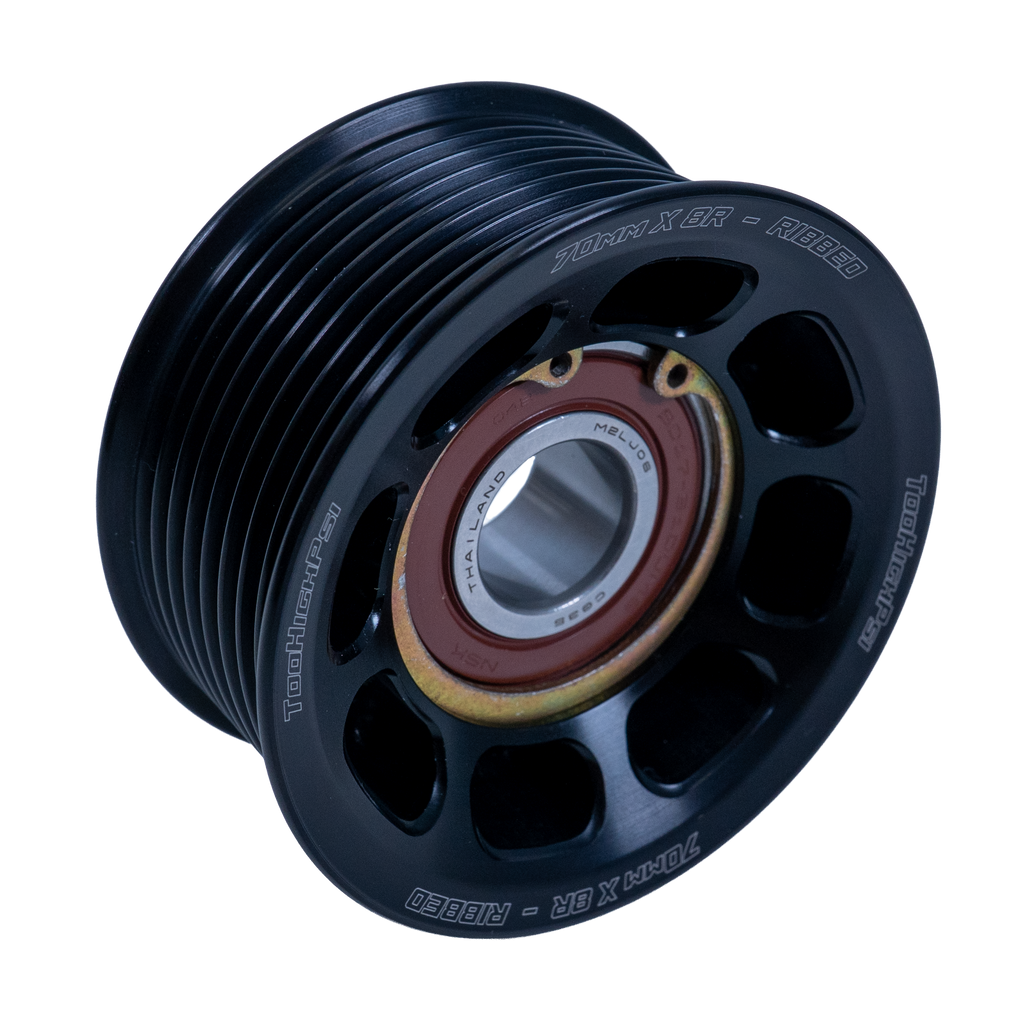 Idler Pulley - 8 Rib - Ribbed - 70mm