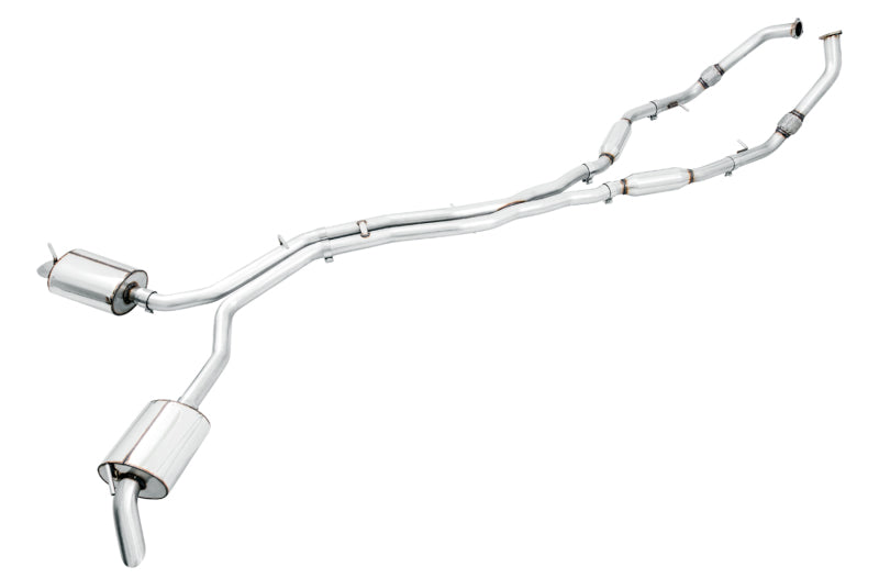 AWE Tuning Audi B9 SQ5 Resonated Touring Edition Cat-Back Exhaust - No Tips (Turn Downs) Main image