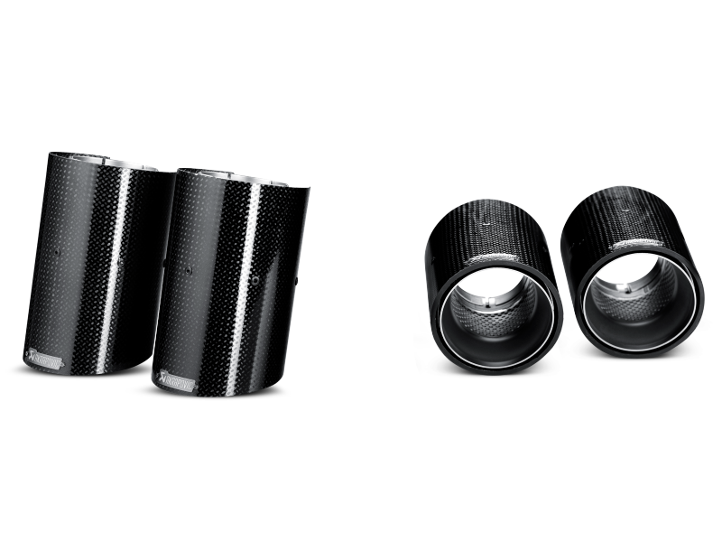 Akrapovic 07-13 BMW M3 (E90/E92/E93) Tail Pipe Set (Carbon) (view 4)