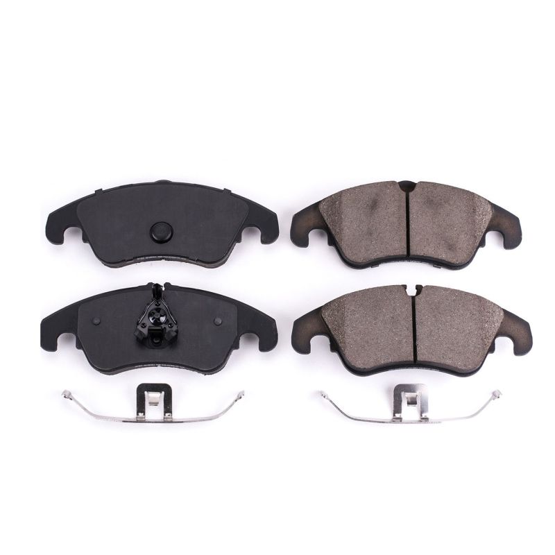 Power Stop 10-16 Audi A4 Front Z17 Evolution Ceramic Brake Pads w/Hardware Main image