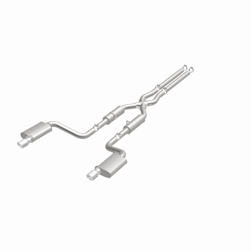 MagnaFlow 11-12 Dodge Charger SRT-8 Hemi Dual Split Rear Exit Stainless Cat-Back Performance Exhaust (view 27)