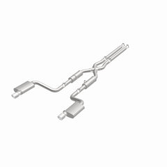 MagnaFlow 11-12 Dodge Charger SRT-8 Hemi Dual Split Rear Exit Stainless Cat-Back Performance Exhaust