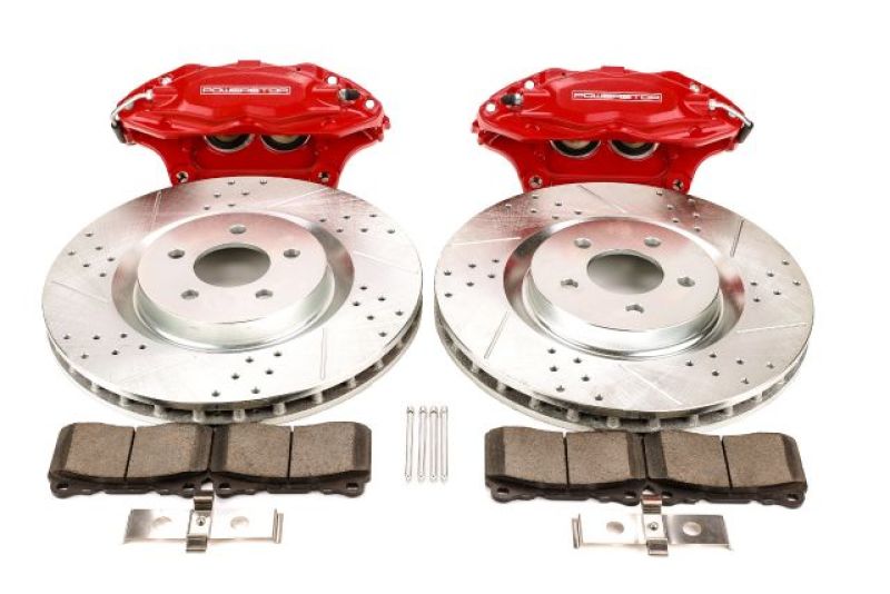Power Stop 05-14 Ford Mustang Front Big Brake Conversion Kit Main image
