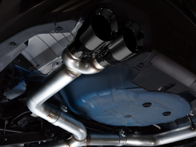 AWE Tuning 2022+ VB Subaru WRX Track Edition Exhaust - Diamond Black Tips (view 6)