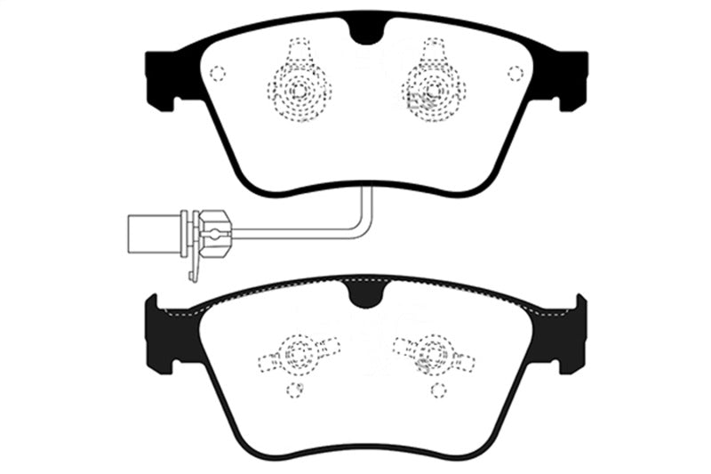 EBC 13-18 Bentley Continental 4.4TT Bluestuff Front Brake Pads (view 2)