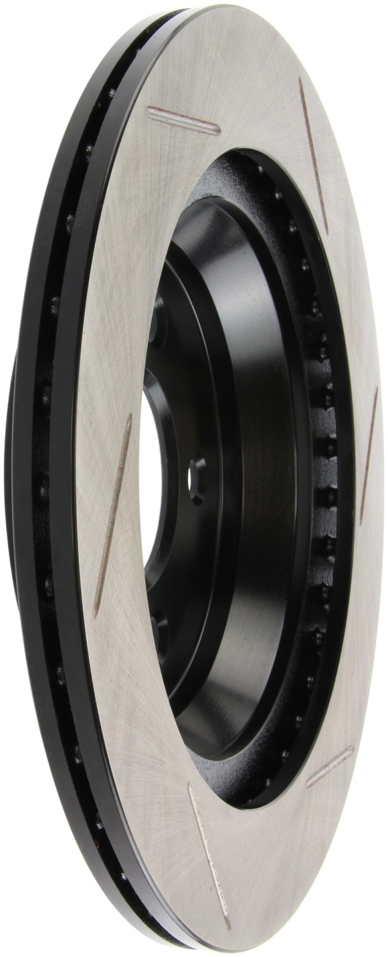 StopTech Power Slot 94-04 Ford Mustang Rear Right Slotted Rotor Main image
