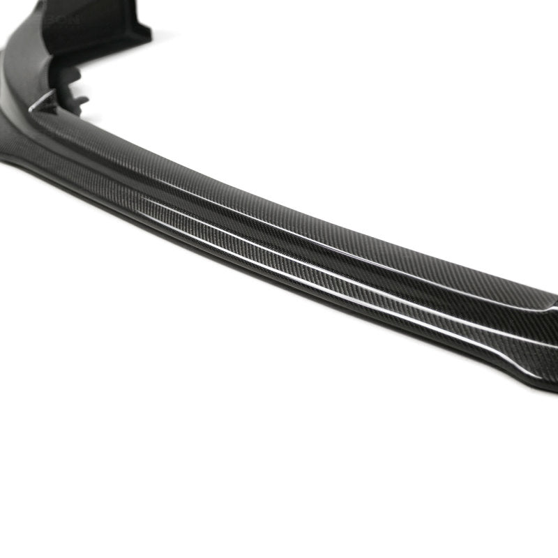 Seibon 08-12 Mitsubishi Evo X VR Style Carbon Fiber Front Lip does not fit MR model (view 9)