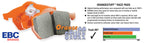 EBC 99-03 Aston Martin DB7 5.9 Orangestuff Front Brake Pads (view 7)