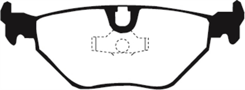EBC 87-91 BMW M3 2.3 (E30) Ultimax2 Rear Brake Pads (view 2)