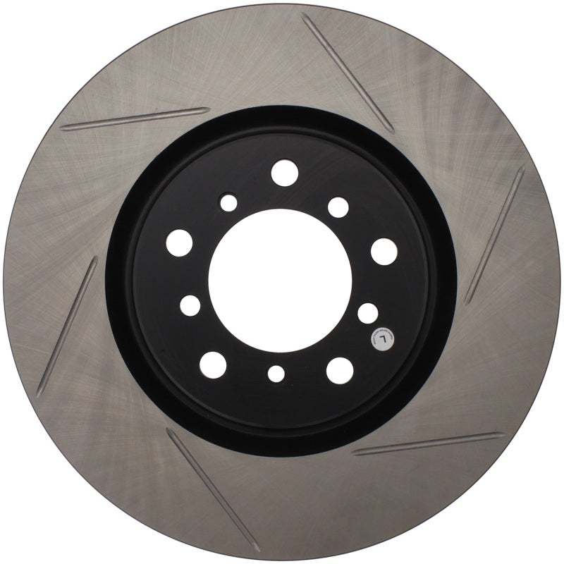StopTech Power Slot BMW (E46) Front Left Slotted Rotor (view 2)