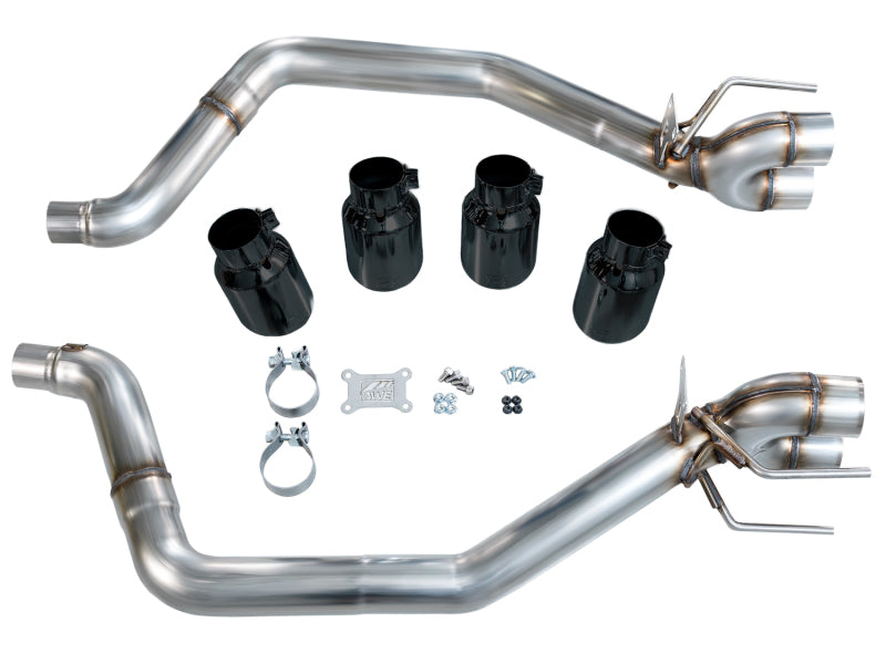 AWE Tuning 05-07 C6 Chevrolet Corvette 6.0L Track Edition Axle-Back Exhaust w/ Diamond Black Tips (view 11)