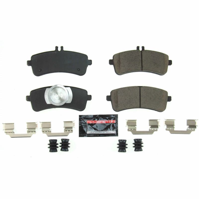 Power Stop 15-18 Mercedes-Benz S63 AMG Rear Z23 Evolution Sport Brake Pads w/Hardware Main image