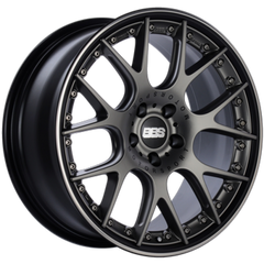 BBS CH-RII 21x10.5 5x112 ET17 CB66.5 Platinum Center Black Rim w/ SS Rim Prot Wheel -82mm PFS Req