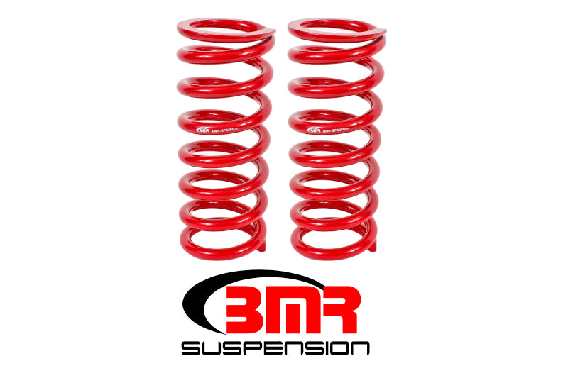 BMR 79-04 Fox Mustang Front Lowering Springs - Red Main image