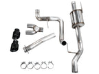 AWE 21-25 Ford F150 (14th Gen Reg Cab) Cat-Back Exhaust - 4.5in Dual Side Exit Diamond Black Tips (view 12)