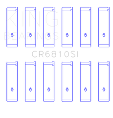 King Engine Bearings Chrysler 215 (Size .026) Connecting Rod Bearings (Set of 6)