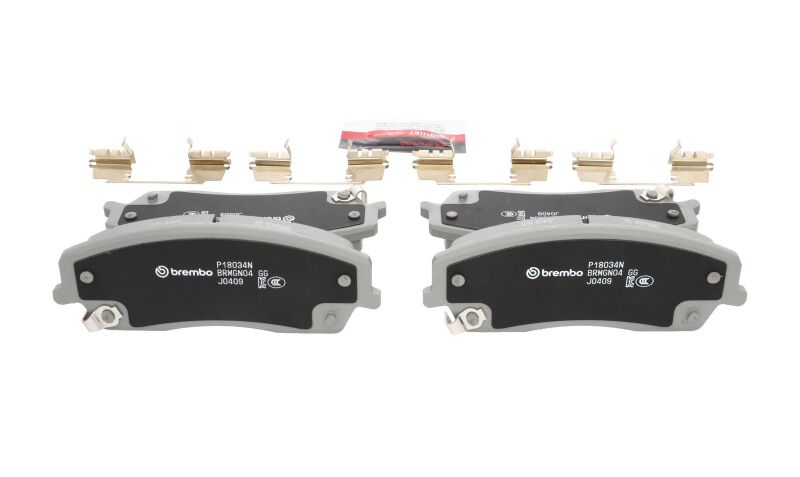 Brembo 05-08 Chrysler 300/ Dodge Charger/Challenger/Magnum Front NAO Brake Pad (view 16)