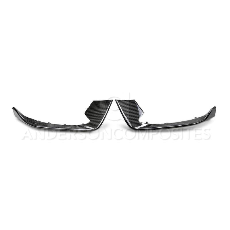 Anderson Composites 15-20 Ford Mustang Shelby GT350 Carbon Fiber Bumper Inserts (view 5)