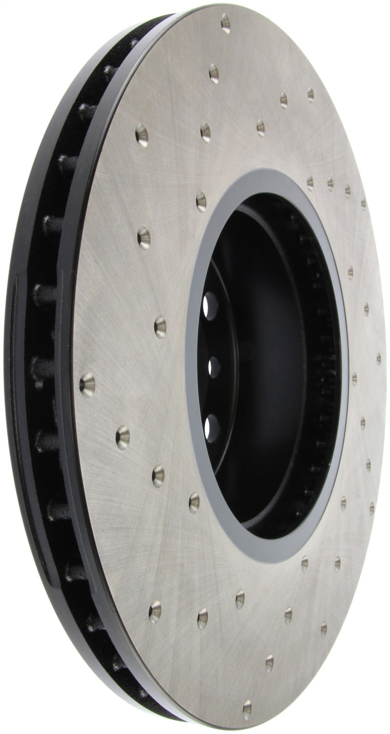 StopTech 12-15 BMW 335i Drilled Left Front Rotor (view 3)
