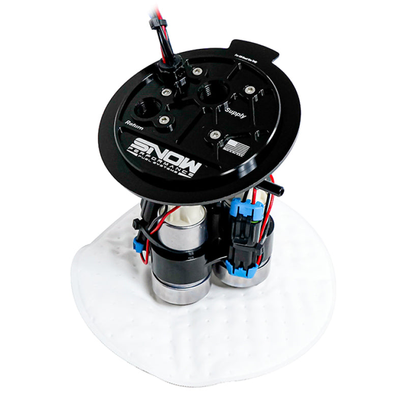 Snow Performance 2005+ Dodge Charger / 2005+ Dodge Challenger High Output Fuel Hat - Triple Pump