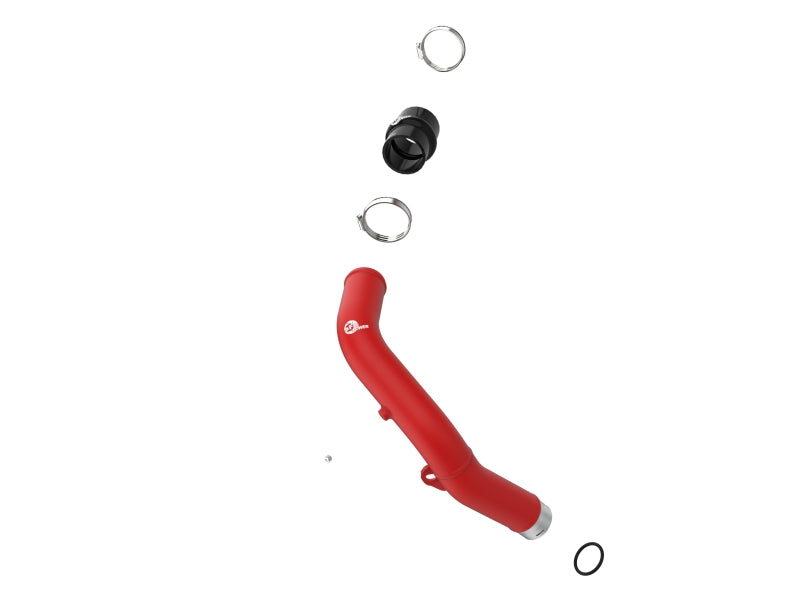 aFe BladeRunner 2-1/2 IN Aluminum Hot Charge Pipe Red 22-23 Subaru WRX H4-2.4L (t) (view 5)