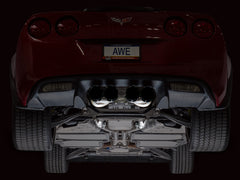 AWE Tuning 09-13 Chevrolet Corvette 6.2L Touring Edition Axle-Back Exhaust w/ Diamond Black Tips