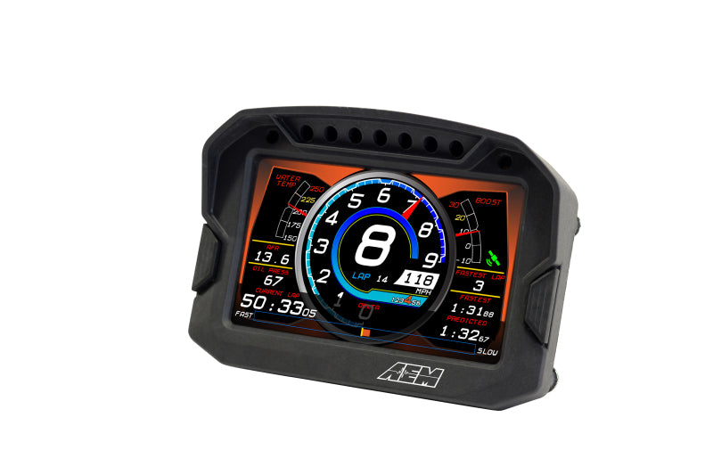 AEM CD-5LG Carbon Logging Digital Dash Display w/ Internal 10Hz GPS & Antenna (view 16)