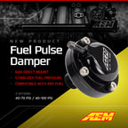 AEM AN6 ORB 40-70psi Fuel Pulse Damper (view 2)