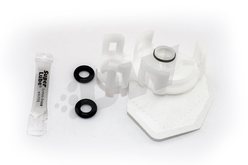 DeatschWerks 08-15 Mitsubishi Evo X, 06-13 MazdaSpeed 3/6 DW65c Fuel Pump Set Up Kit Main image