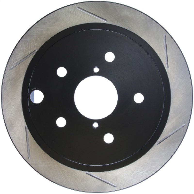 StopTech Power Slot 2015 Subaru WRX (w/o EyeSight) Rear Left Slotted Rotor Main image