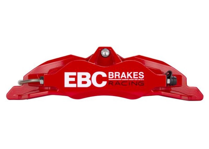 EBC Racing 92-00 BMW M3 (E36) Front Right Apollo-4 Red Caliper (for 330mm Rotor) (view 4)
