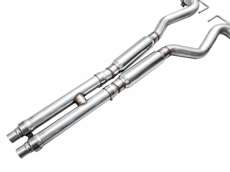 AWE 2024 Ford Mustang Dark Horse S650 RWD SwitchPath Cat-Back Exhaust w/ Quad Diamond Black Tips (view 15)