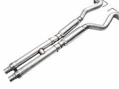 AWE 2024 Ford Mustang Dark Horse S650 RWD SwitchPath Cat-Back Exhaust w/ Quad Diamond Black Tips