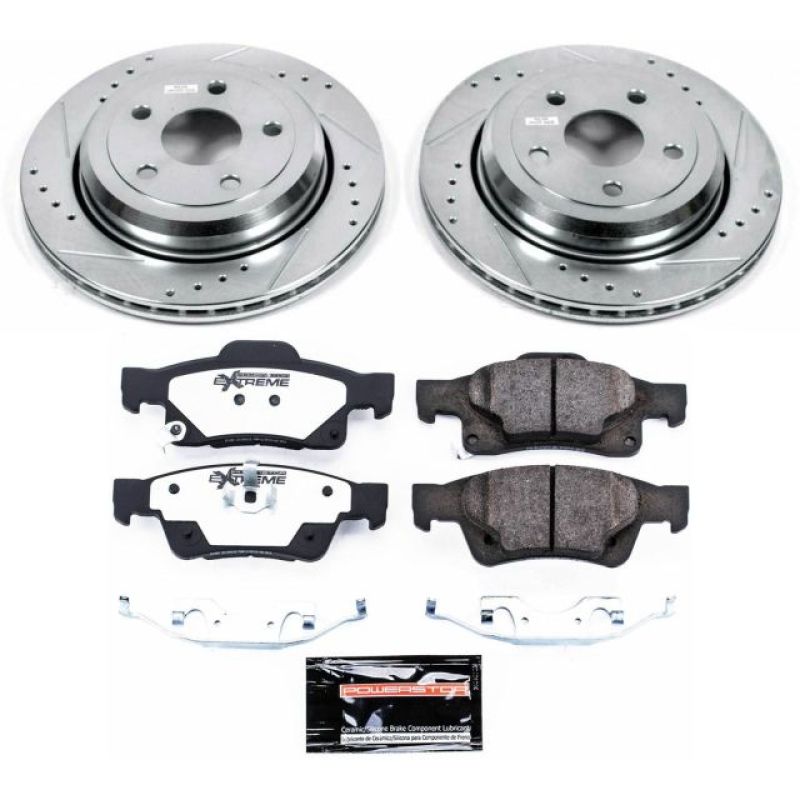 Power Stop 11-19 Dodge Durango Rear Z36 Truck & Tow Brake Kit Main image