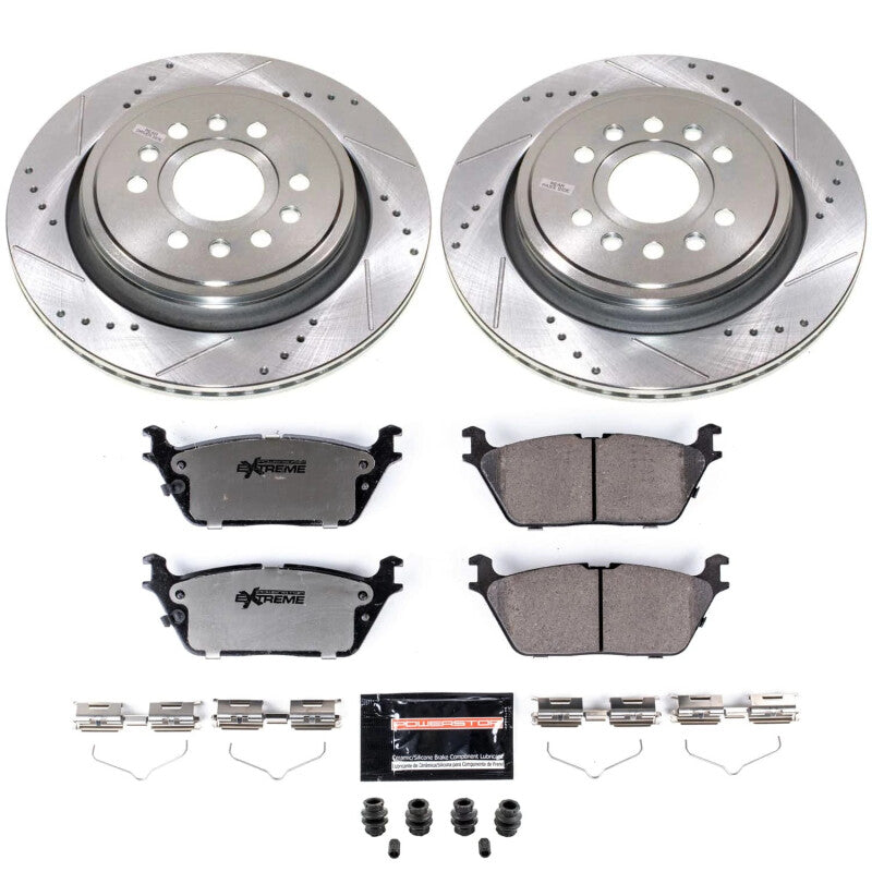 Power Stop 22-23 Jeep Grand Wagoneer Rear Z36 Truck & Tow Brake Kit Main image