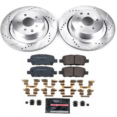 Power Stop 14-15 Infiniti Q60 Rear Z23 Evolution Brake Kit