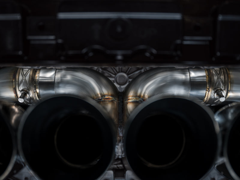 AWE Tuning 2023 C8 Corvette Z06 SwitchPath Cat-Back Exhaust - Diamond Black Tips (view 10)
