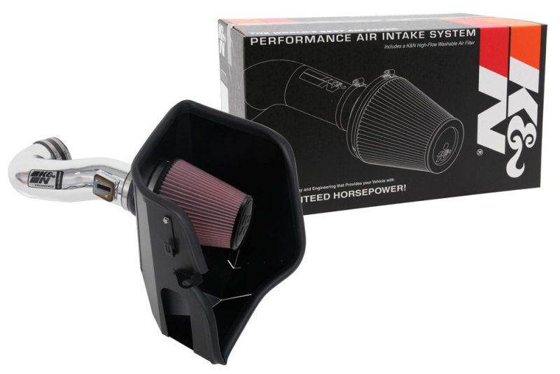 K&N 2019 Chevy Silverado / GMC Sierra 1500 V8-5.3/6.2L Performance Air Intake Kit (view 11)