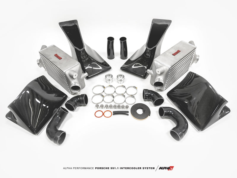 AMS Performance Porsche 997.1TT Alpha Intercooler System (For Stock Framed Turbos) (view 6)