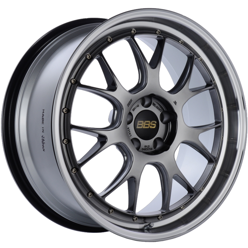 BBS LM-R 20x9.5 5x114.3 ET40 CB66 Diamond Black Center Diamond Cut Lip Wheel Main image