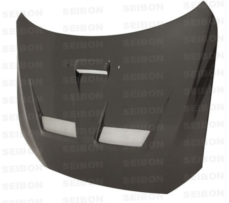 Seibon 08-12 Mitsubishi Evolution X CW-style Carbon Fiber Hood Main image
