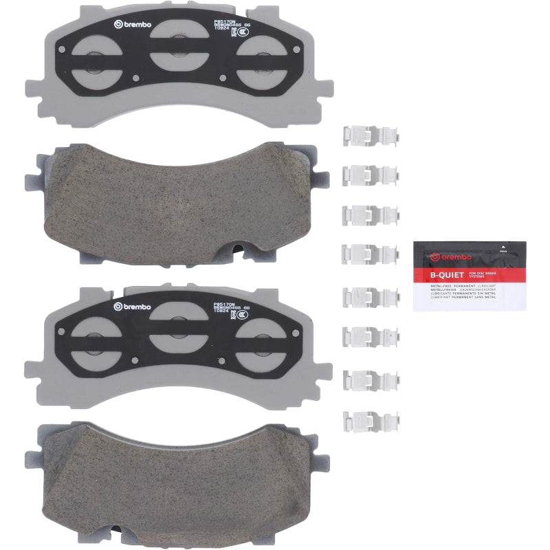 Brembo 20-22 Audi A8 Quattro/SQ8/SQ7/S6/S7 Sportback/S8 Front NAO Brake Pad Main image